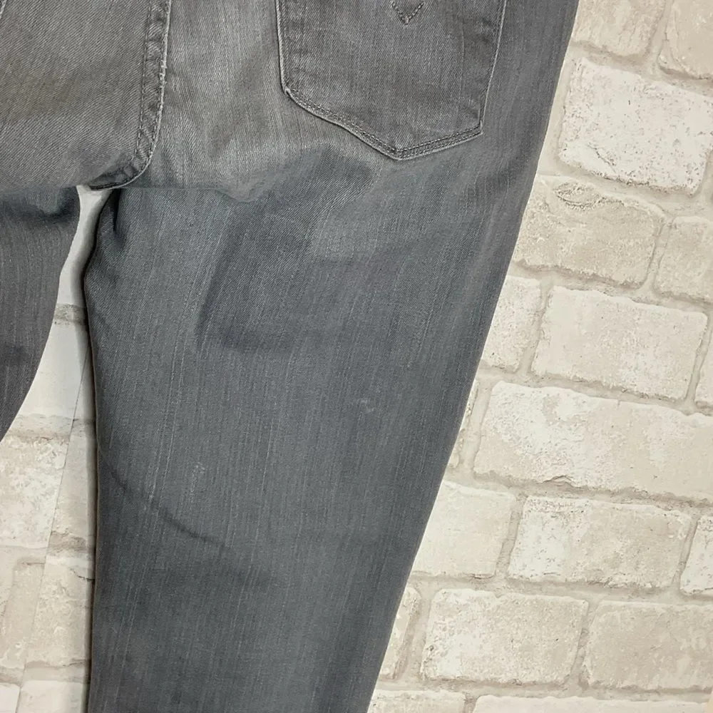 Hudson Spark Super Skinny Gray Jeans Size 30